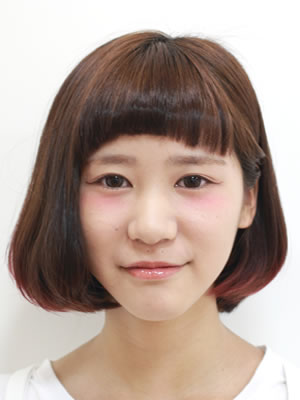 前髪切りすぎ可愛いヘアスタイル